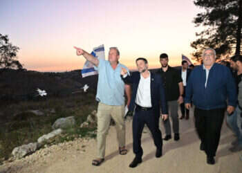 סמוטריץ' בגוש עציון, השבוע. צילום: מאיר אליפור