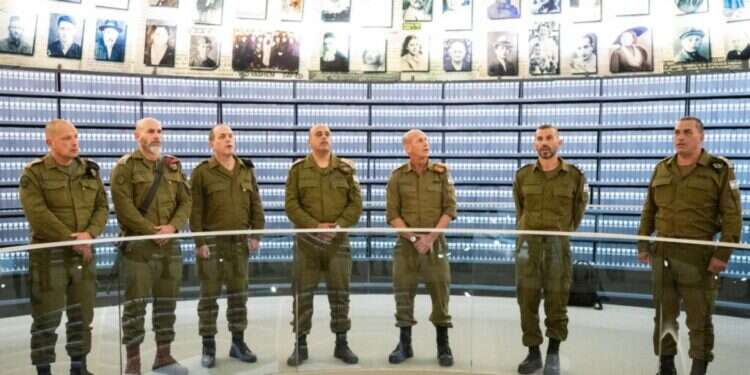 פורום מטכ "צה"ל הוא התשובה לשואה – לא עוד עם חסר מגן": פורום מטכ"ל התכנס לציון יום השואה