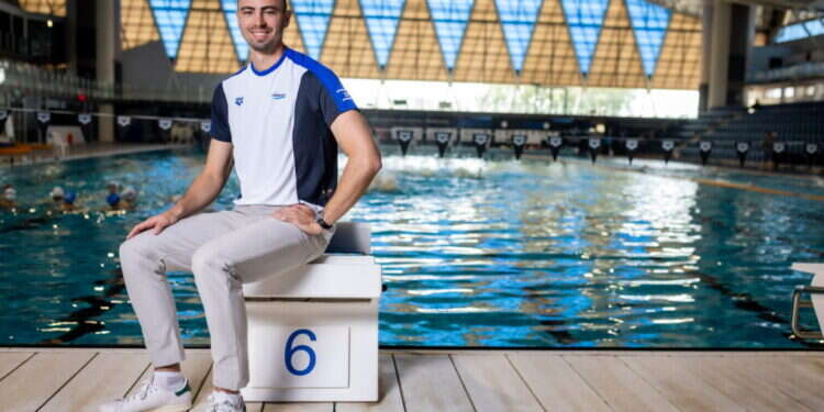 יעקב טומרקין. צילום: אריק סולטן "מגיע אופטימי": יעקב טומרקין חוזר לבריכה כמנהל נבחרת ישראל