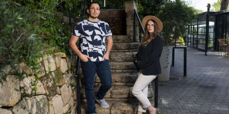שלמה קווס ורחלי פלנט-רוזן. צילום: לירון מולדובן