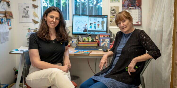 גלילה רון-פדר ורעות בורץ. צילום: אריק מרמור