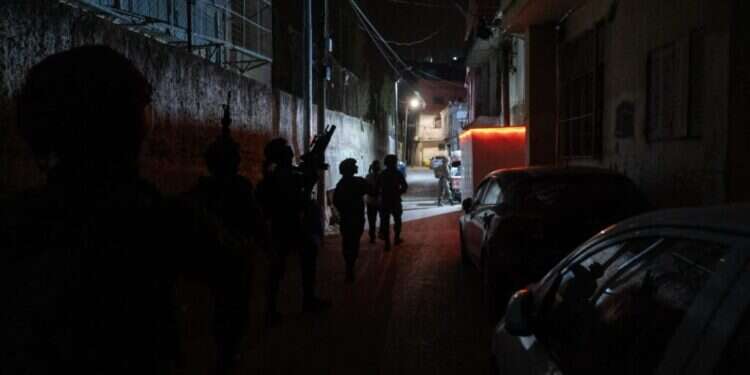 פעילות כוחות צה ארבעה מוקדים בלילה אחד: תיעוד פעילות צה"ל ביו"ש