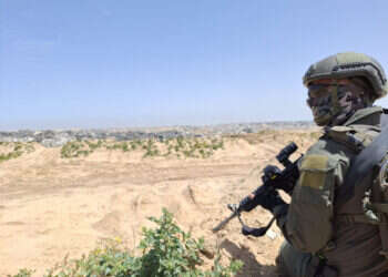 תצפית על תל־סולטאן שבדרום רפיח. צילום: אלישיב רייכנר